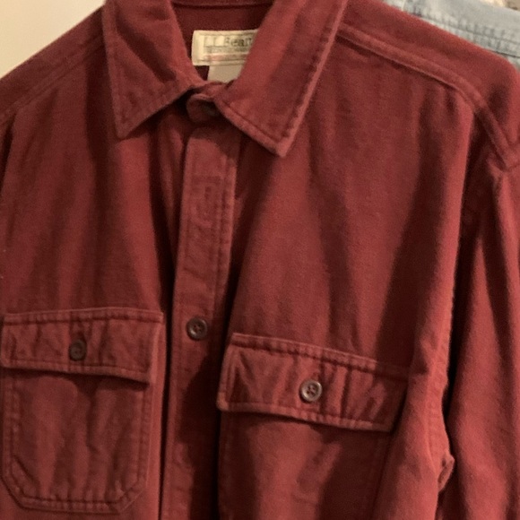 bundle of 5 LL Bean chamois shirts